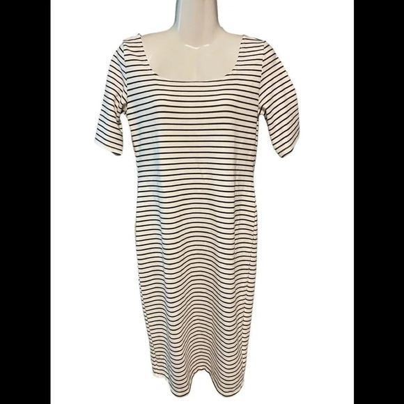 Popular Basics Striped Dress - Picture 1 of 8